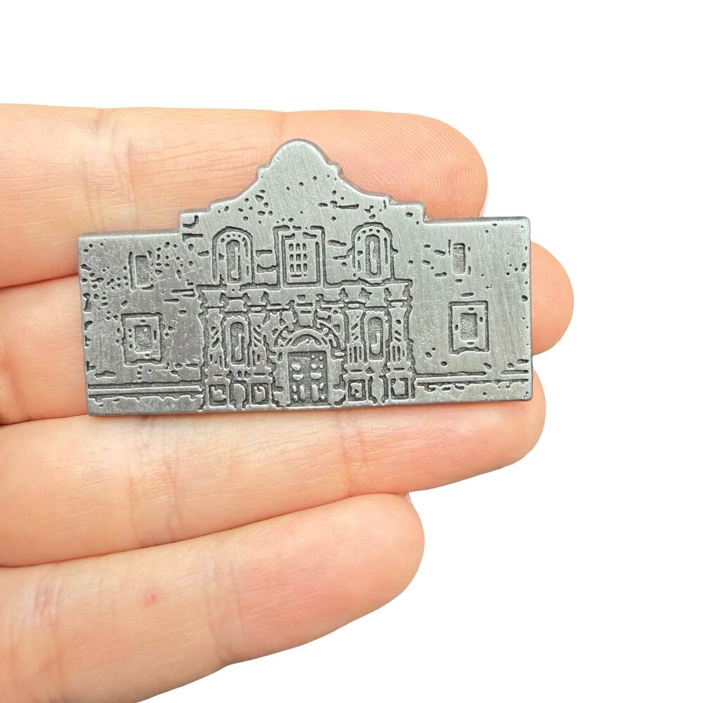 Vintage Jacarri San Antonio Brooch Pin Building Brooch